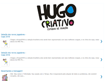 Tablet Screenshot of hugocriativo.com